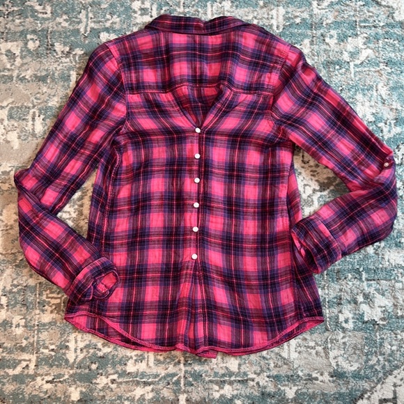 VS PINK Plaid Top - Picture 4 of 4